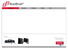 Tablet Screenshot of buzzbrush.com